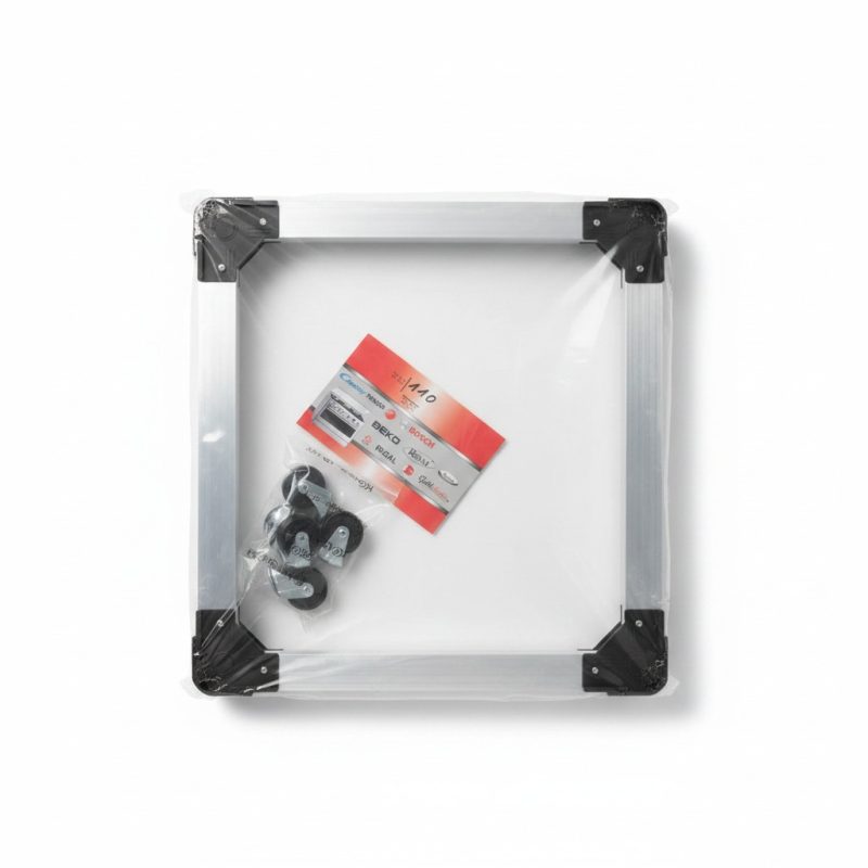 Support universel réglable pour électroménager à roulettes