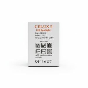 Spot LED GU10 7W 3000K Jaune CELUX