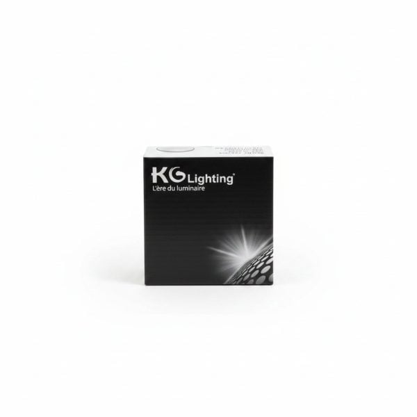 Spot Apparent Rond GU10 Noir 95mm 12V KG Lighting
