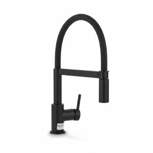 Mitigeur de cuisine LINA L Swivel Noir Mat Franke