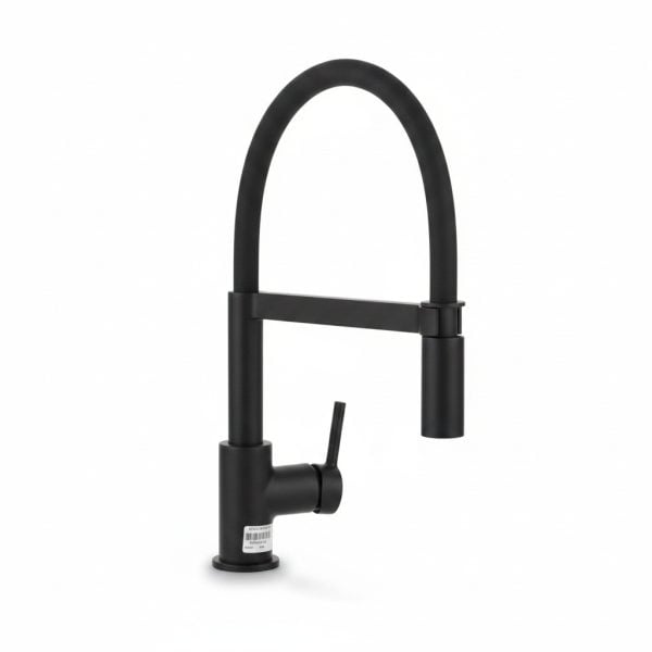 Mitigeur de cuisine LINA L Swivel Noir Mat Franke
