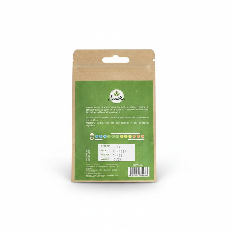 Graines de Navet Long à Collet Violet Semillas 3g