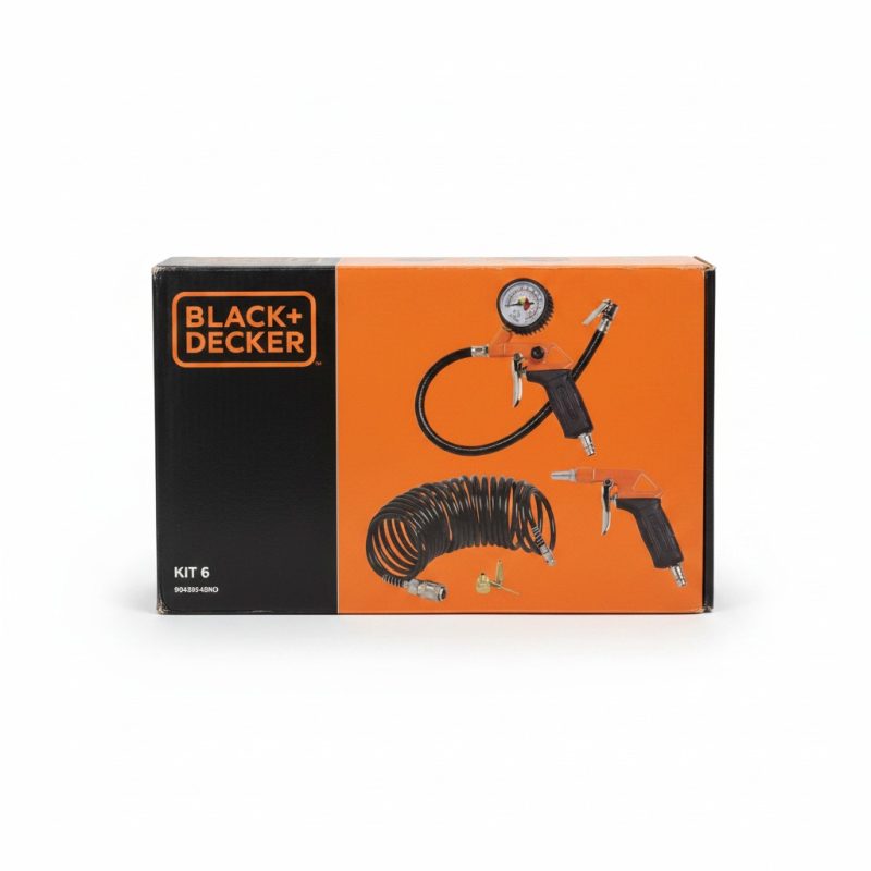 Kit 6 accessoires compresseur BLACK+DECKER  Gonflage & Soufflage