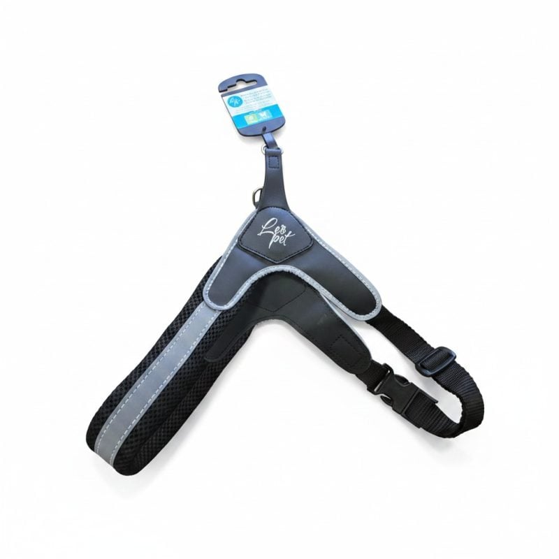 Harnais Réglable Leo Pet pour Chien 5060cm Noir