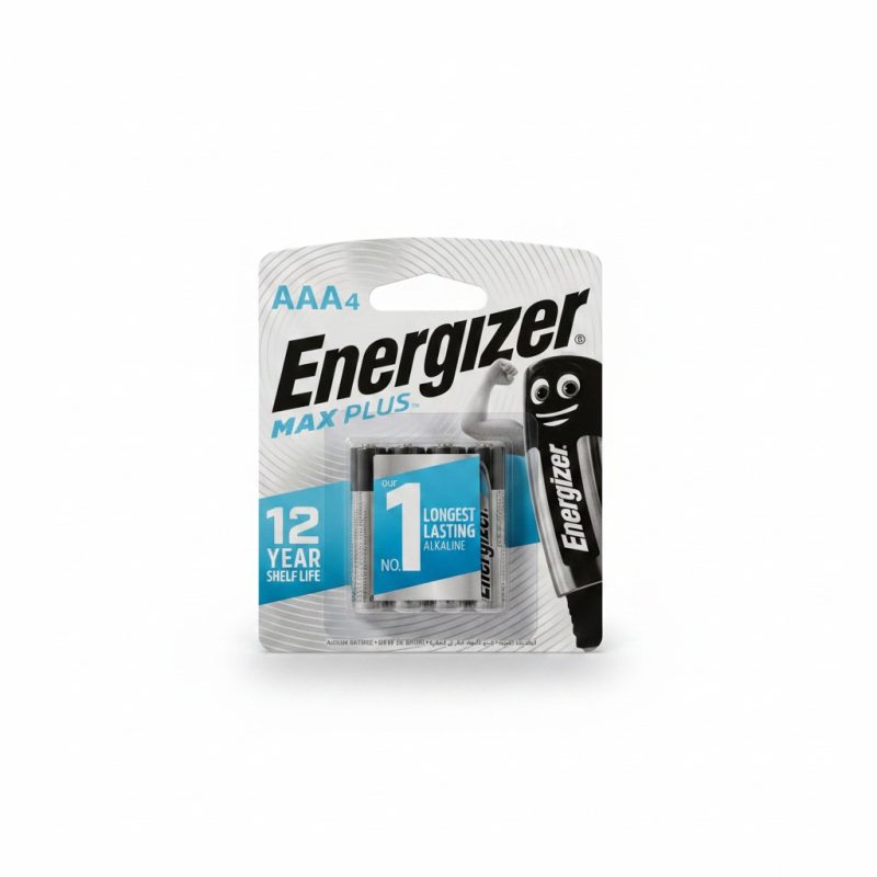 Piles Alcalines AAA LR03 Energizer Max Plus (Pack de 4)