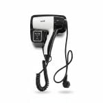 Sèche-cheveux mural Sanili 1200W Noir et Blanc
