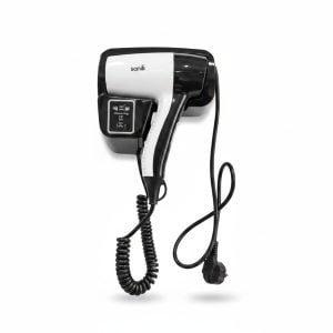 Sèche-cheveux mural Sanili 1200W Noir et Blanc