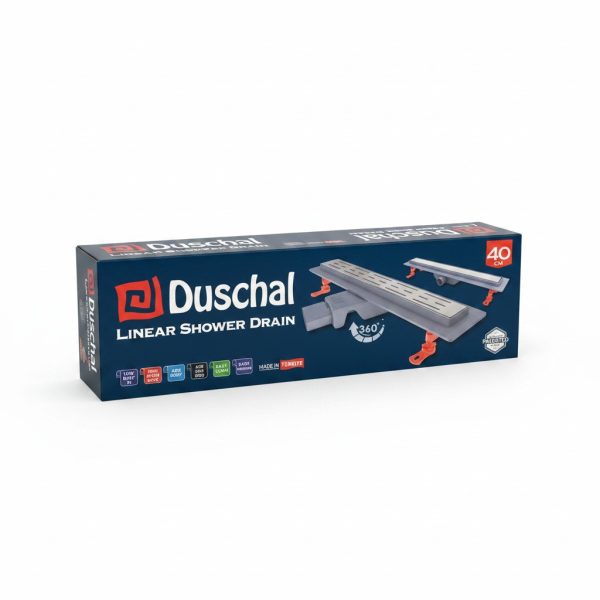 Caniveau de douche linéaire 40 cm Duschal orientable 360°
