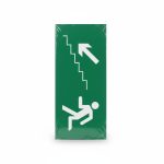 Panneau Signalétique Sortie de Secours Escalier Haut/Bas