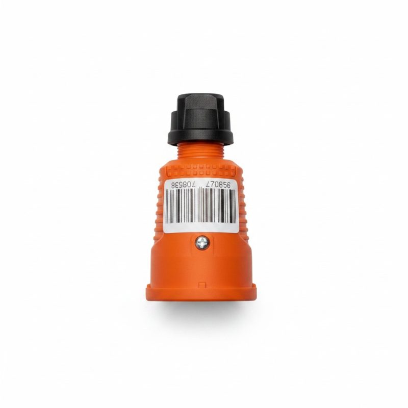 9672791 Fiche Prolongateur Électrique Orange 2P+T 16A IP20