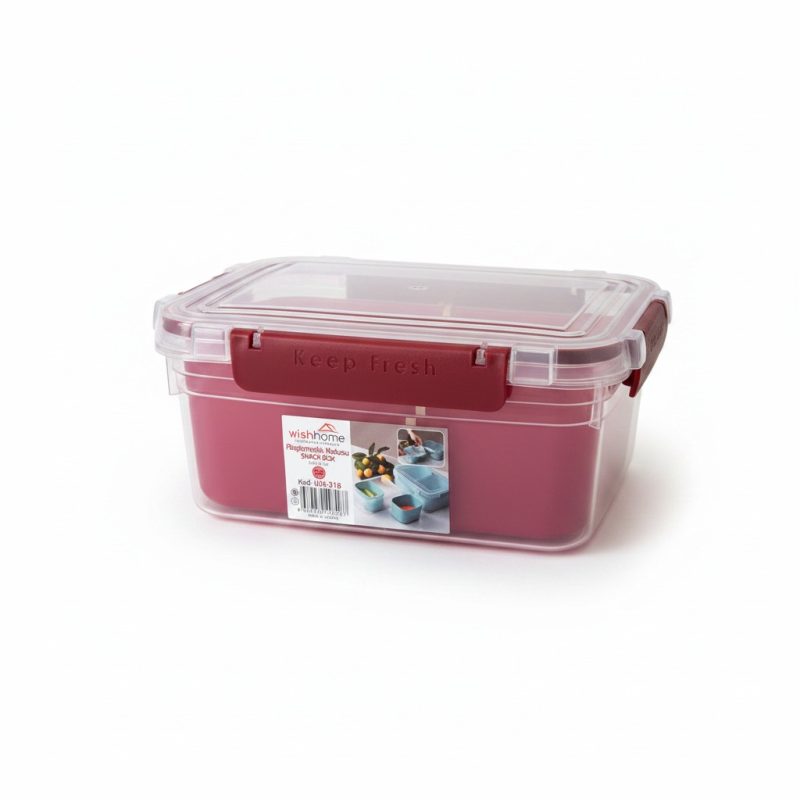Boîte à snack hermétique Clip & Go 1700ml Wishome WH318