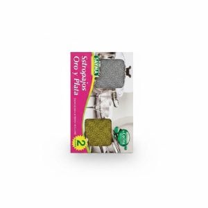 Éponge Abrasive Or/Argent SAYMA (Lot de 2)