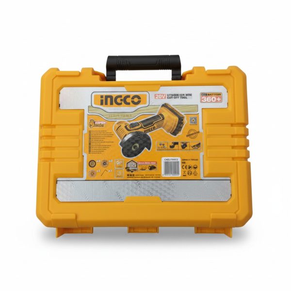 Mallette Mini-Meuleuse sans fil 20V 76mm INGCO CAGLI76012