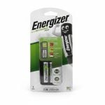 Chargeur de Piles Accu Recharge Mini Energizer + 2 Piles AA
