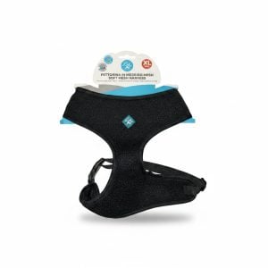 Harnais doux en maille noir XL City Dog