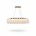 Suspension Elypse Cristal LED 80x40cm 105W 3 Couleurs