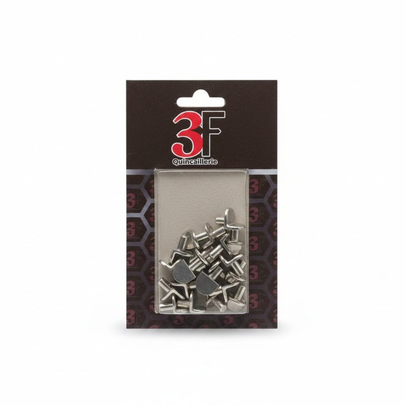 Supports d'étagère en verre en zamak 3F Quincaillerie