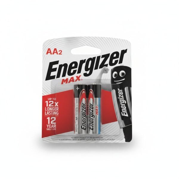 Piles Alcalines AA Energizer MAX (Lot de 2)