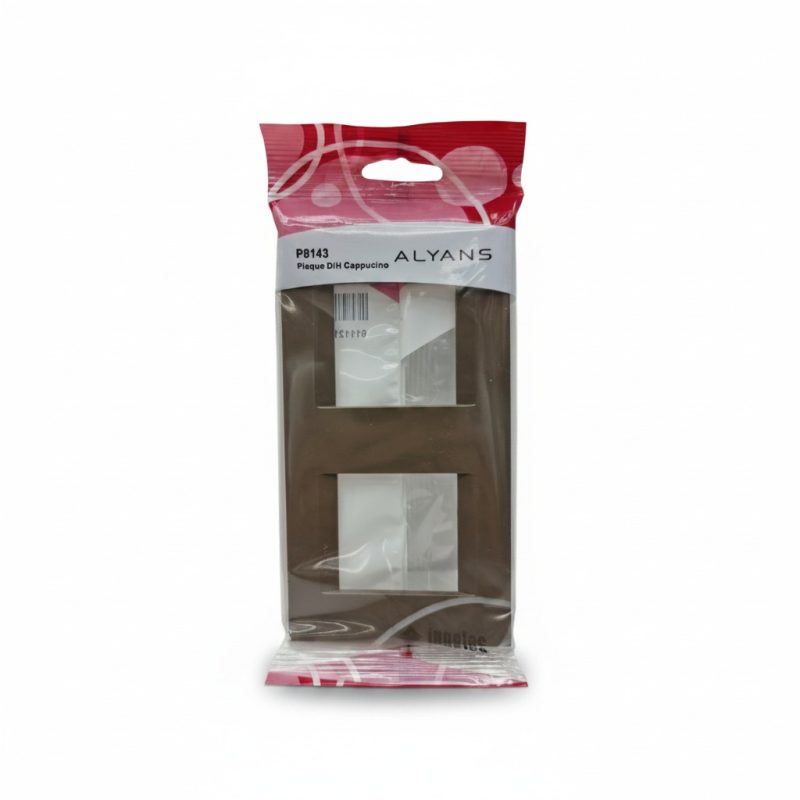 Plaque double horizontale Cappuccino Alyans Karla