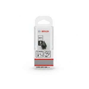 Fraise à rainurer en V 60° Bosch - Diamètre 11 mm, Queue 8 mm