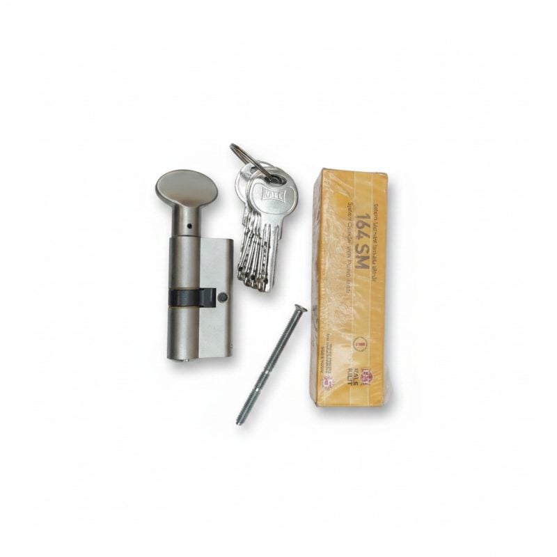 9565821 Cylindre à bouton Kale Kilit 164 SM 62mm (31+31) nickelé