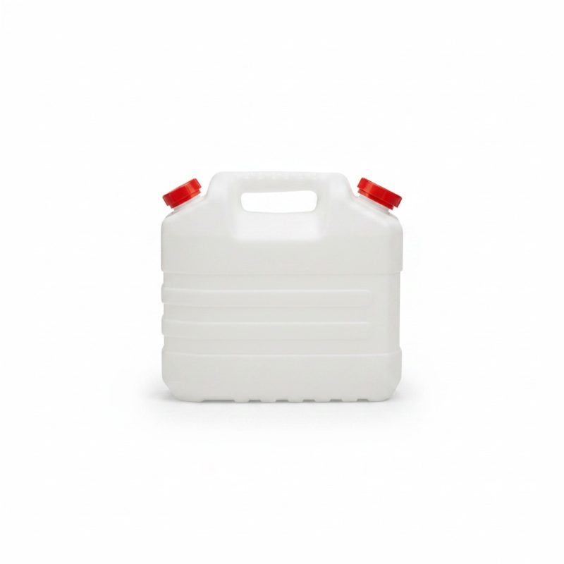 9529951 Jerrican en Plastique Double Bouchon pour Transport de Liquides
