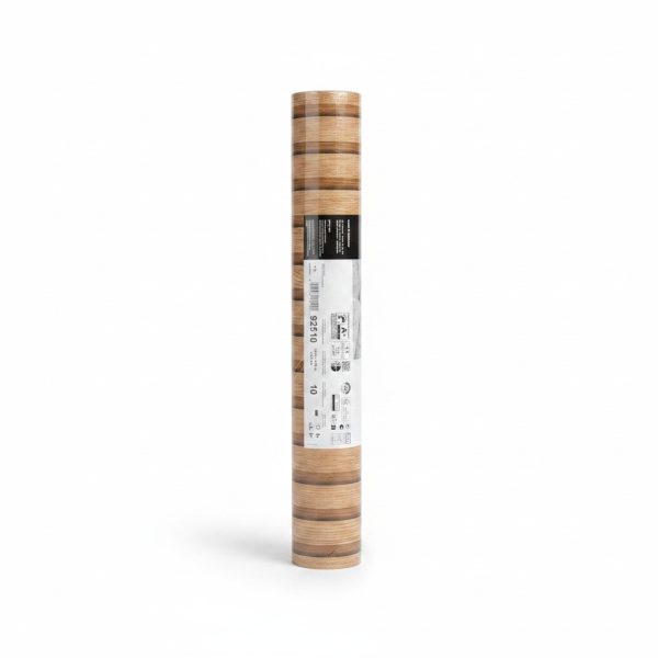 Papier Peint Intissé Effet Bardage Bois Marron 10,05x0,53m