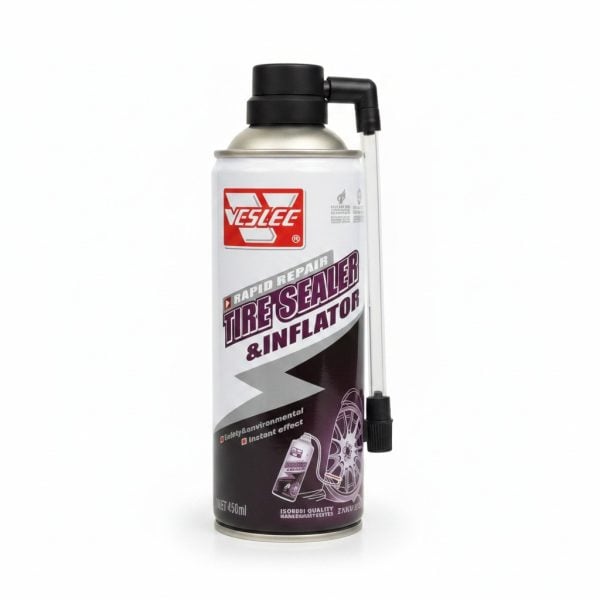Bombe Anti-Crevaison 450ml Veslee Réparation Rapide Pneu