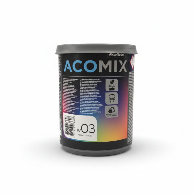 8576411 Pâte Colorante Acomix W03 AkzoNobel 1L pour Machine à Teinter