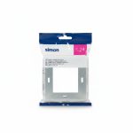 Plaque de finition Simon S24 Harmonie Aluminium 1 module
