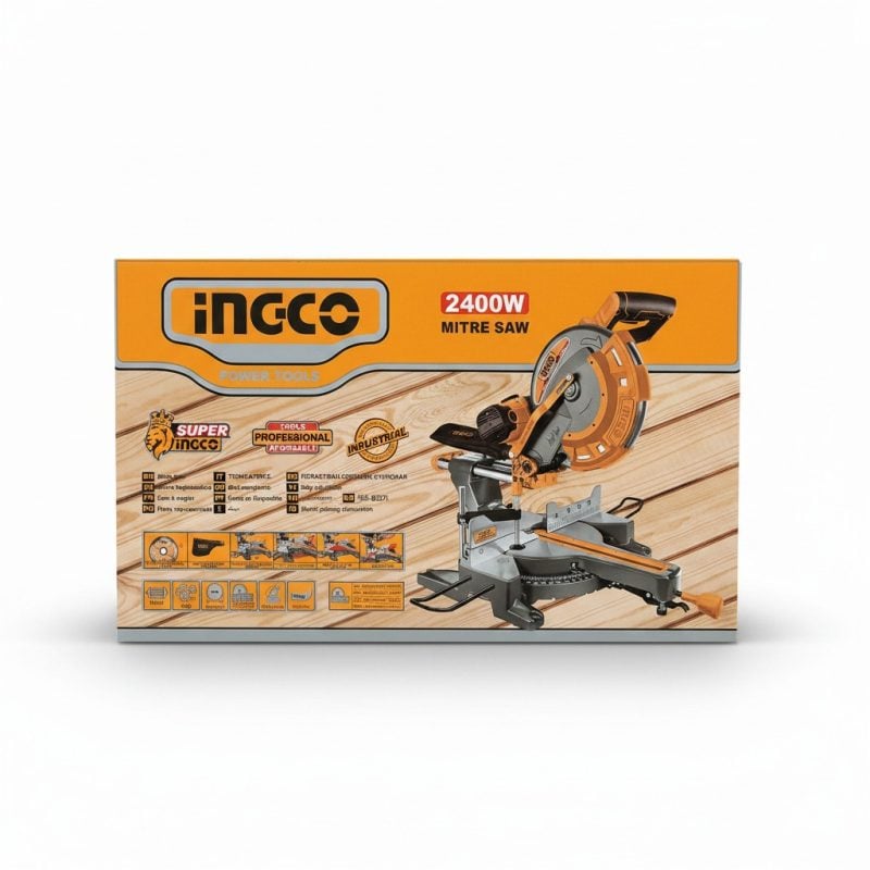 Scie à onglet radiale INGCO 2400W lame 305mm BM2S24001