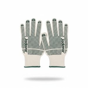 Gants tricotés à points PVC pour grip optimal Jadever