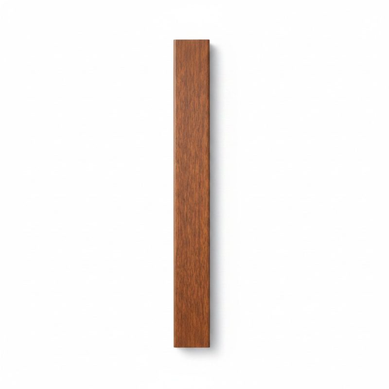 Profilé de finition plat effet bois pour sol et mur