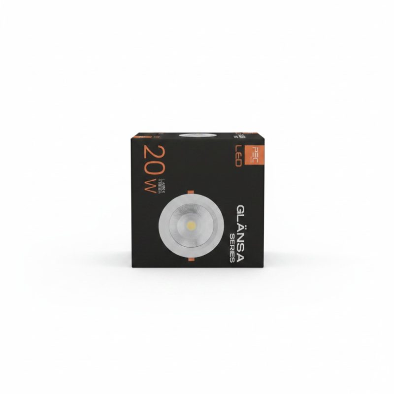 Spot LED Intégré Rond 20W 4000K GLÄNSA PEC