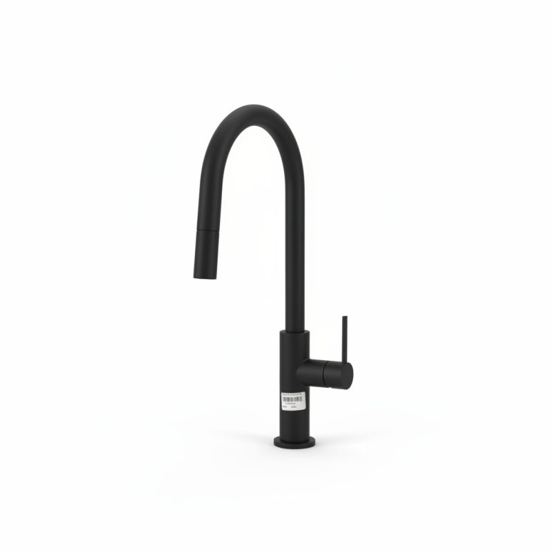 Mitigeur de cuisine Maris Slim J Swivel Noir Matt Franke