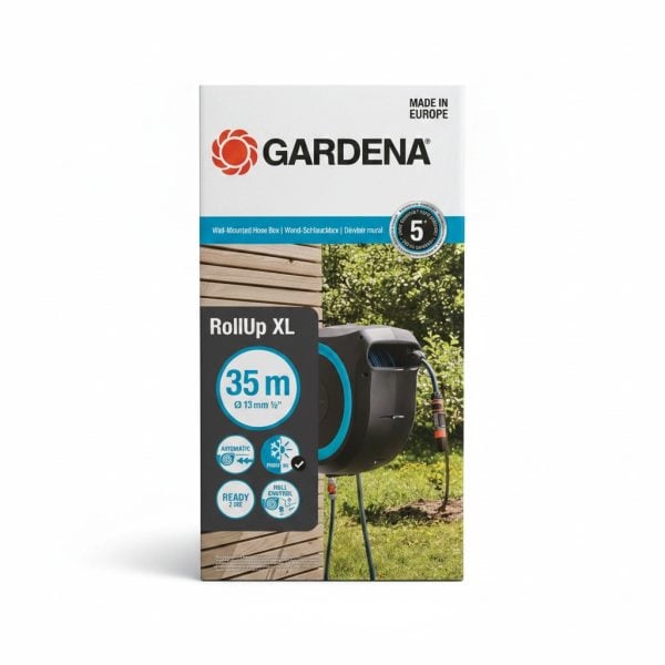 Dévidoir mural automatique RollUp XL 35m Gardena