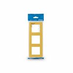 Plaque Triple Simon 24 Jaune Moutarde pour Appareillage