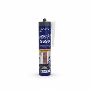 Mastic Silicone Étanchéité Bâtiment S590 300ml Bostik