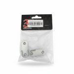 Support de Tringle Ovale 16mm en Zamak 3F (Lot de 2)