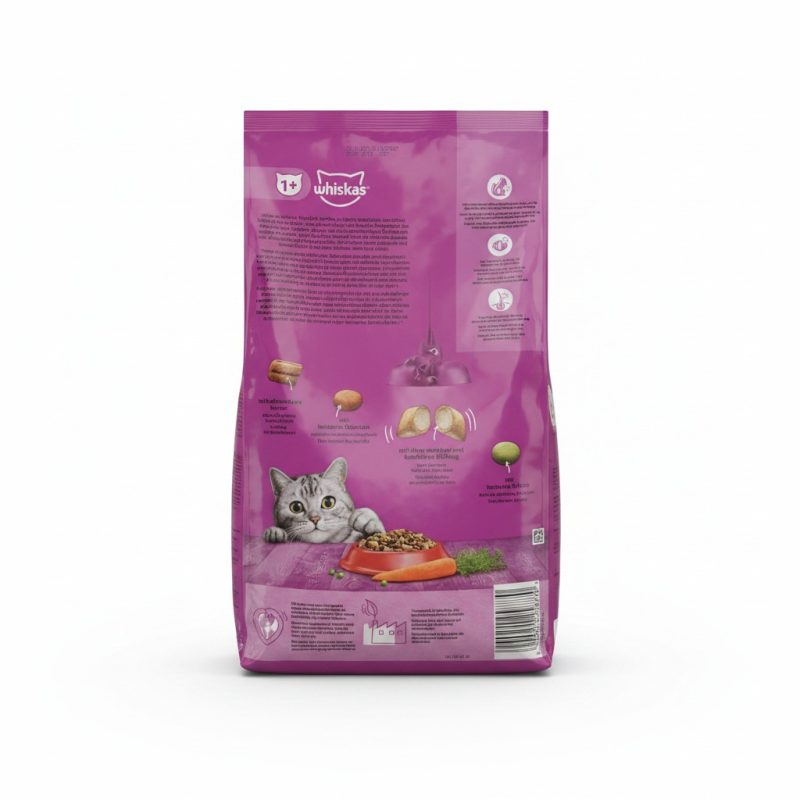 Croquettes pour chat adulte 1+ au Bœuf Whiskas 3,8 kg