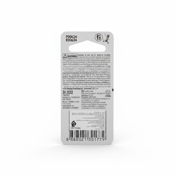 Pile bouton lithium 3V CR2032 longue durée Energizer