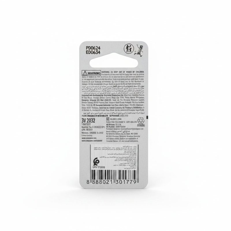 Pile bouton lithium 3V CR2032 longue durée Energizer
