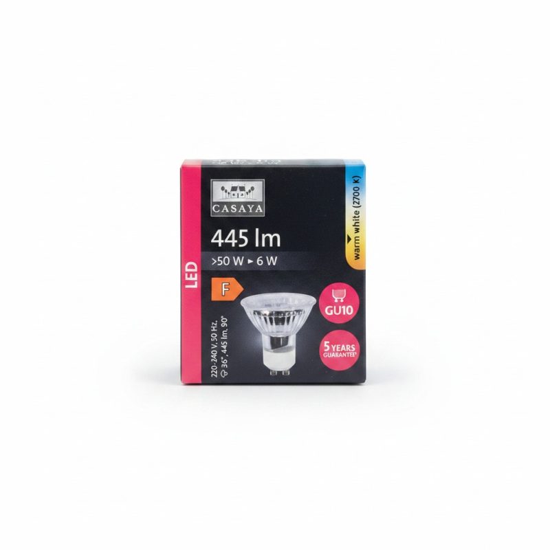 Ampoule LED GU10 6W 2700K 445lm Casaya