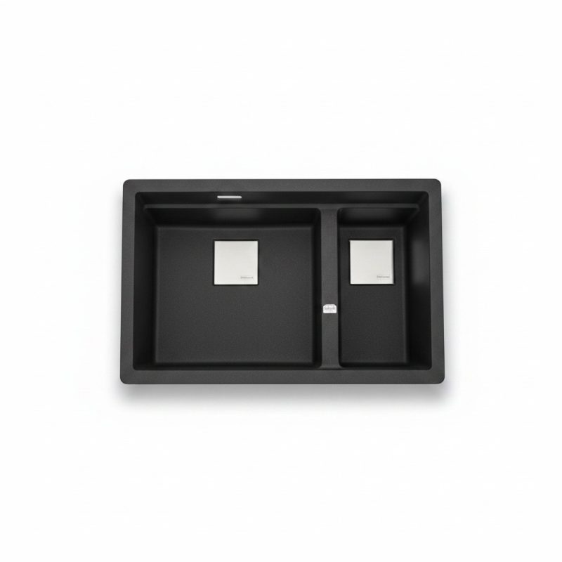 Évier de cuisine sous plan 2 bacs Onyx  Franke KNG 120