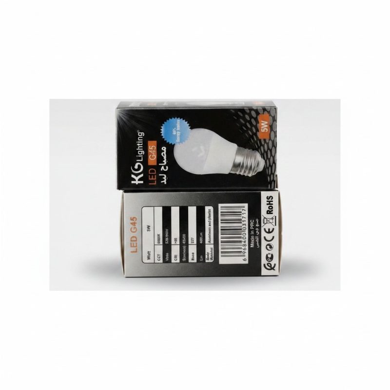 Ampoule LED sphérique G45 E27 5W 6900K KG Lighting