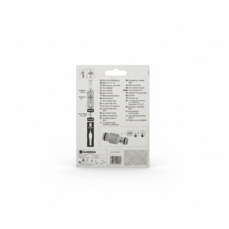 Nécessaire d'arrosage Basic Gardena pour tuyau 1315 mm