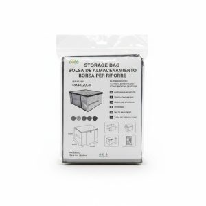 Sac de rangement en tissu 45x45x20 cm gris