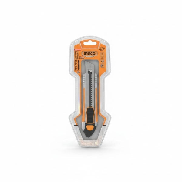 Cutter en aluminium 18mm INGCO avec 6 lames HKNS1808