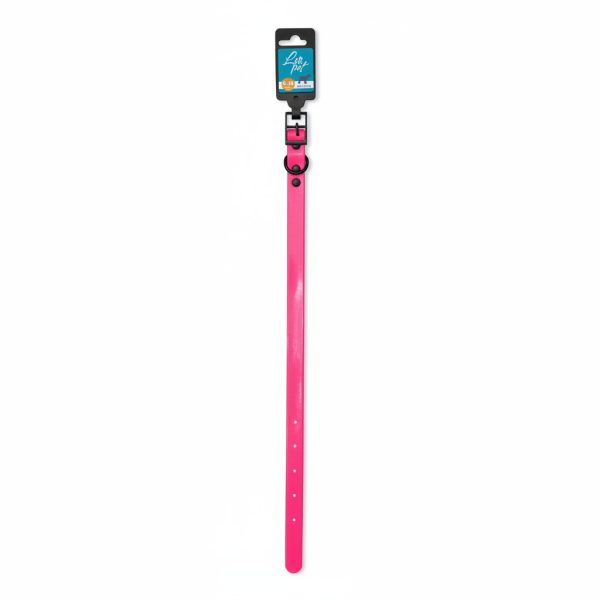 Collier en Biothane Neon Fuchsia 50x2 cm Live Pet
