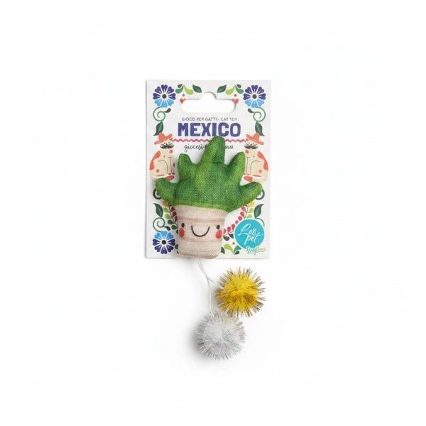 Jouet pour chat Aloe Vera Mexicain avec herbe à chat Love Pet
